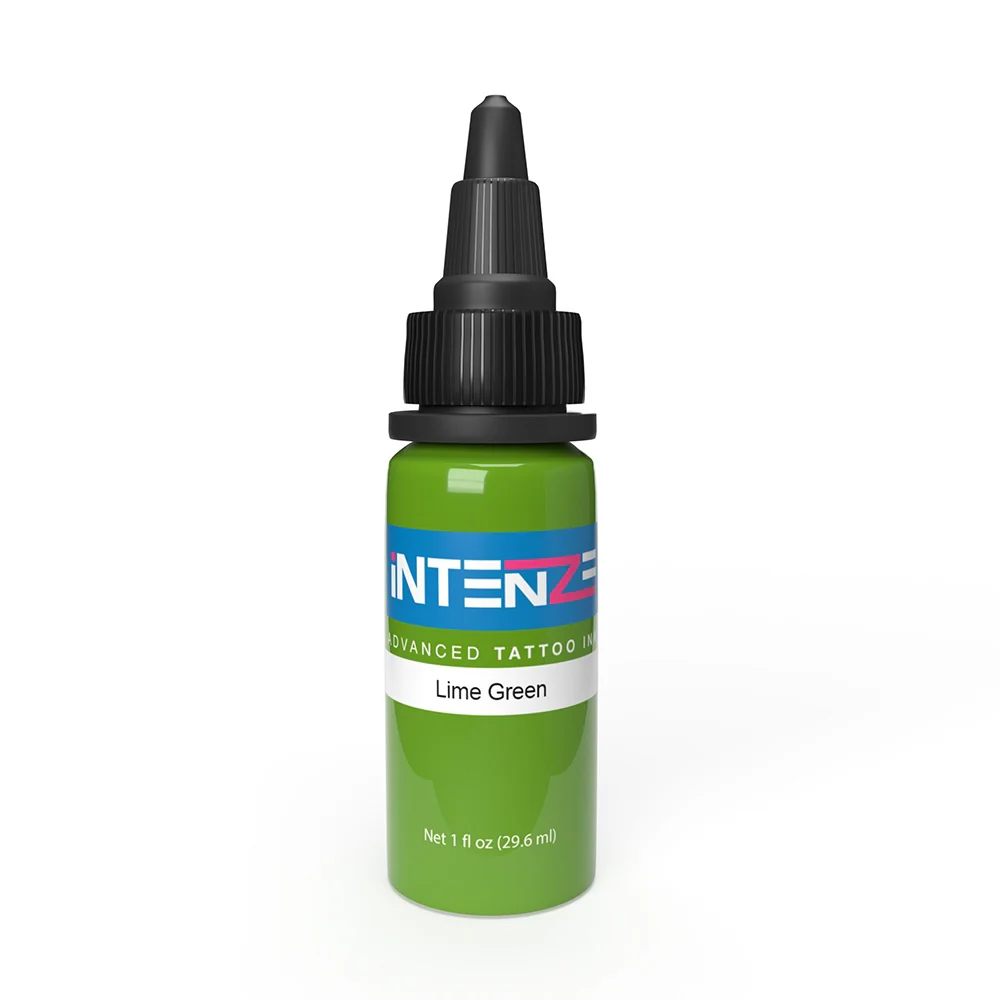 Lime Green — Intenze Tattoo Ink — Pick Size - Image 2
