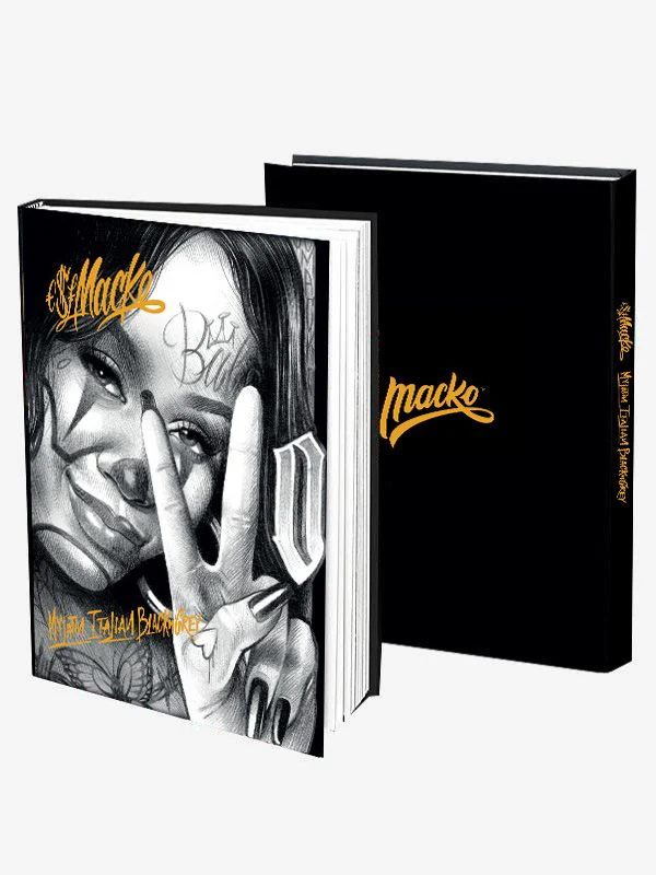 €$£ Macko. My Latin Italian Black’N'Grey — Hardcover Book