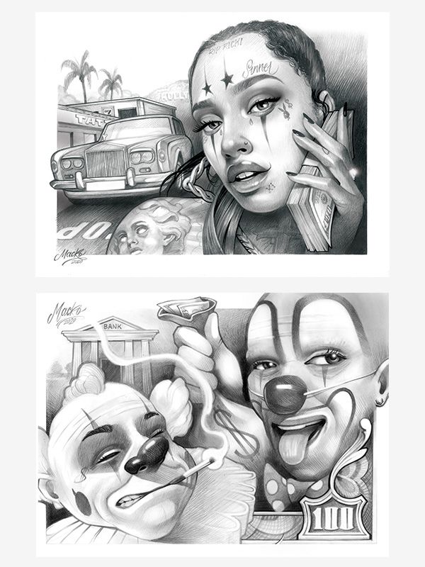 €$£ Macko. My Latin Italian Black’N'Grey — Hardcover Book - Image 3