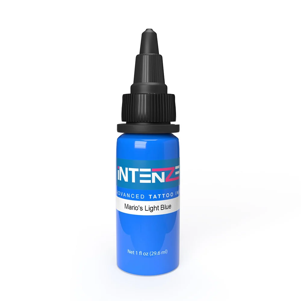 Mario's Light Blue — Intenze Tattoo Ink — Pick Size - Image 2