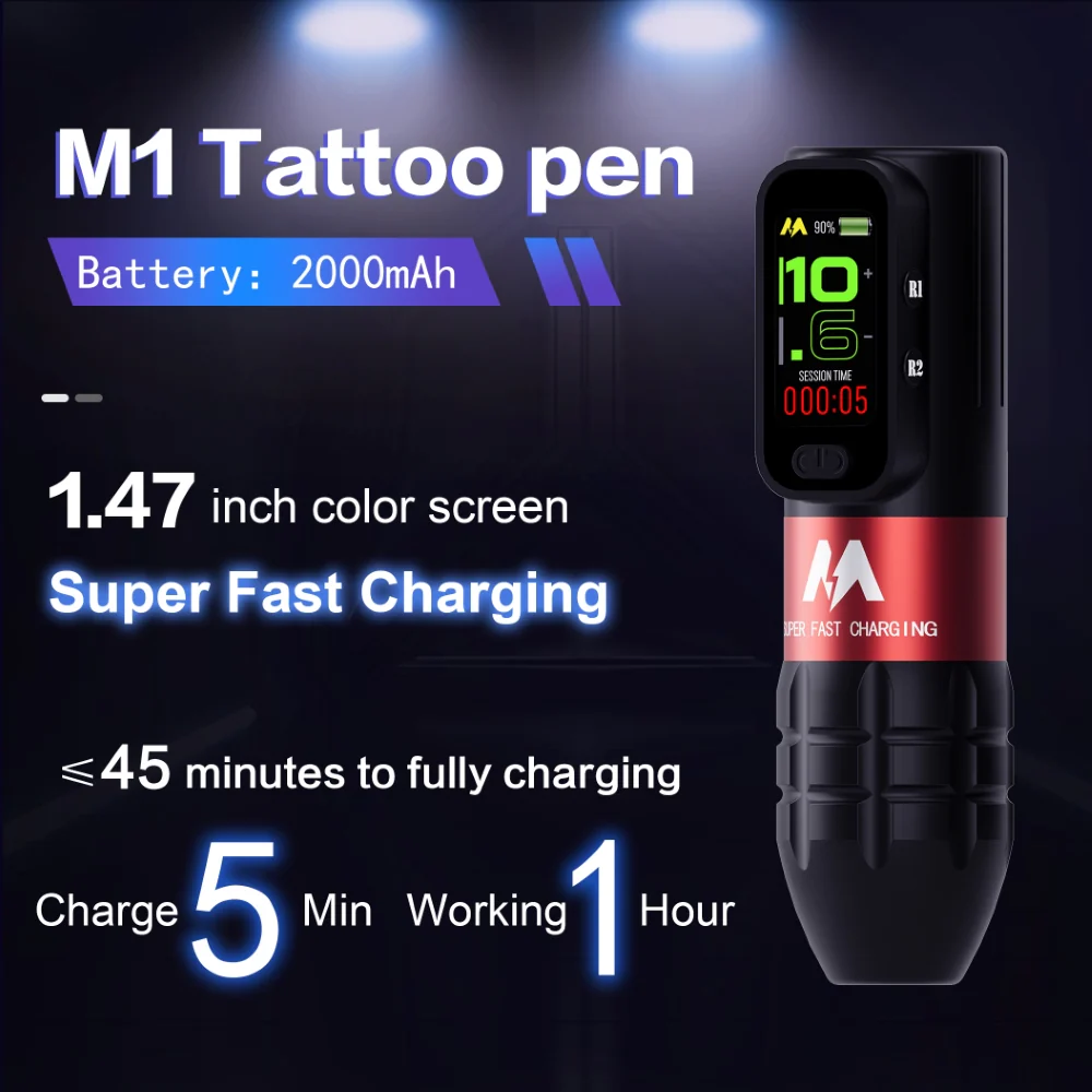 Mars M1 Wireless Pen Tattoo Machine - Image 25