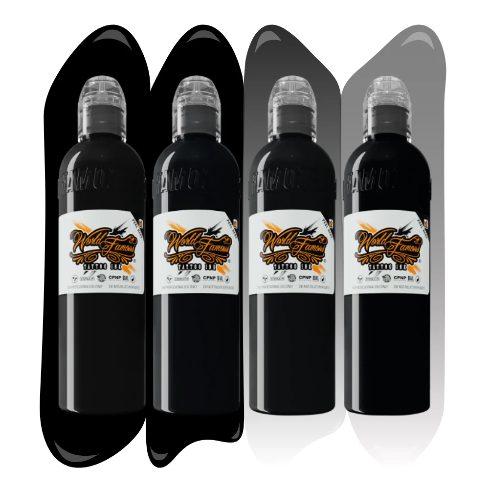 Master Mike Black Demon Set — World Famous Ink — 4oz
