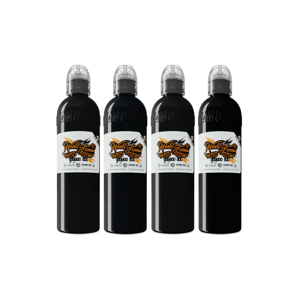 Master Mike Black Demon Set — World Famous Ink — 4oz - Image 2