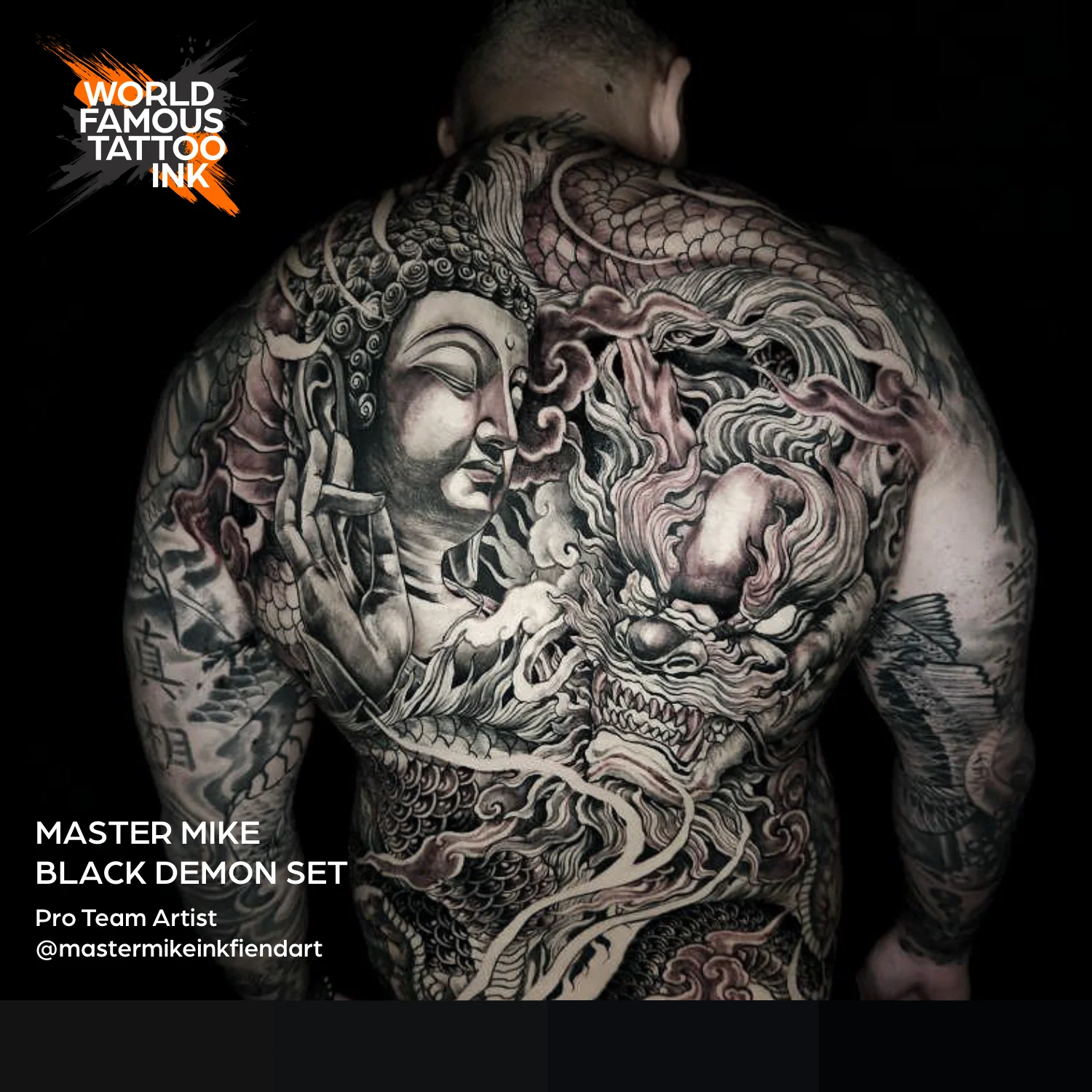 Master Mike Black Demon Set — World Famous Ink — 4oz - Image 4