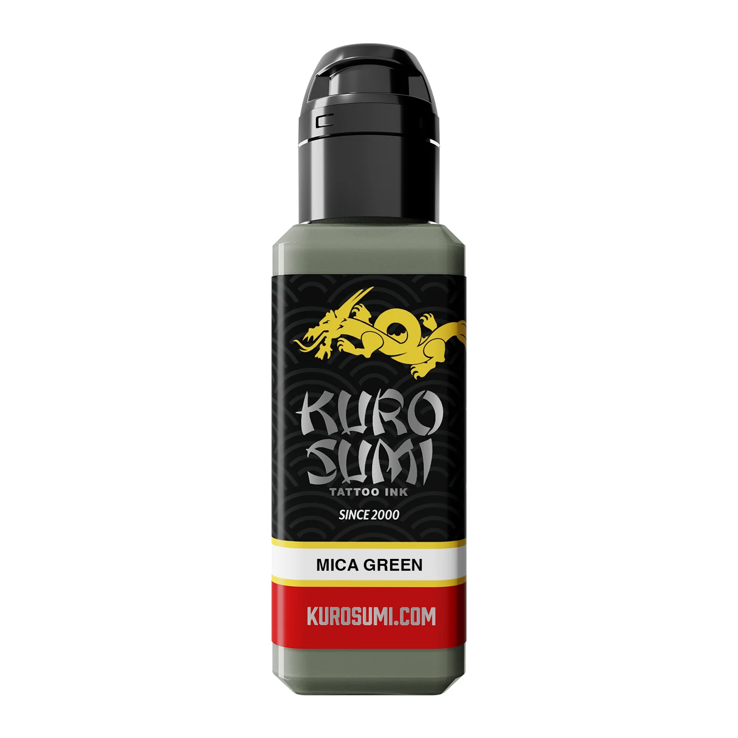 Mica Green — Kuro Sumi Tattoo Ink — 1.5oz - Image 2