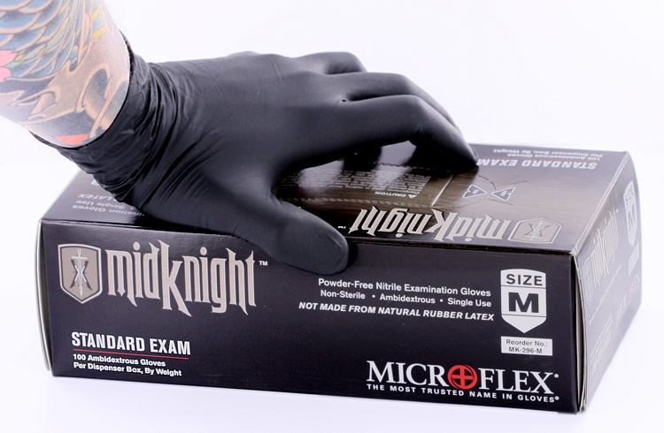 Midknight Nitrile Disposable Gloves — Box of 100 - Image 2