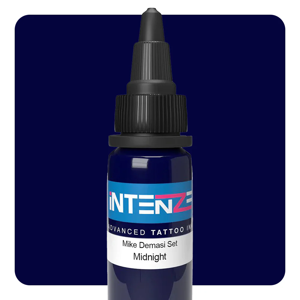 Midnight — Mike Demasi Series — Intenze Tattoo Ink — 1oz Bottle