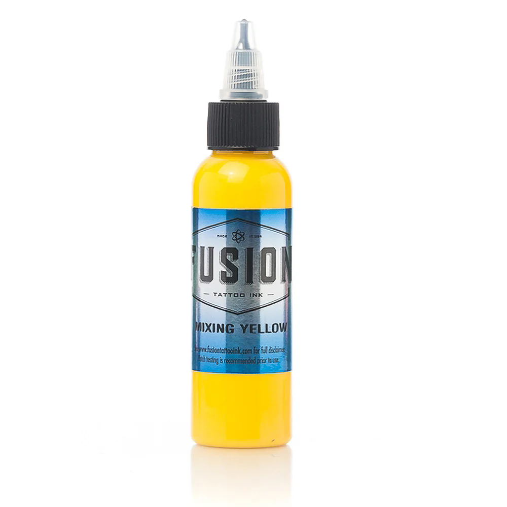 Mixing Yellow — Fusion Tattoo Ink — 1oz Bottle - Image 2