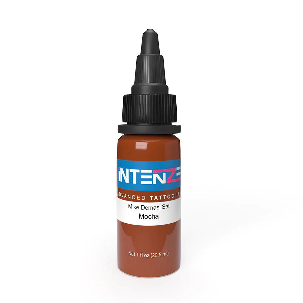 Mocha — Mike Demasi Series — Intenze Tattoo Ink — 1oz Bottle - Image 2