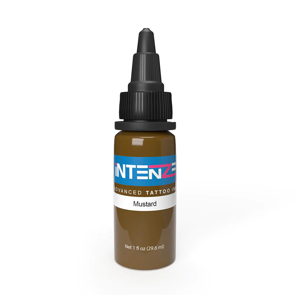 Mustard — Intenze Tattoo Ink — Pick Size - Image 2