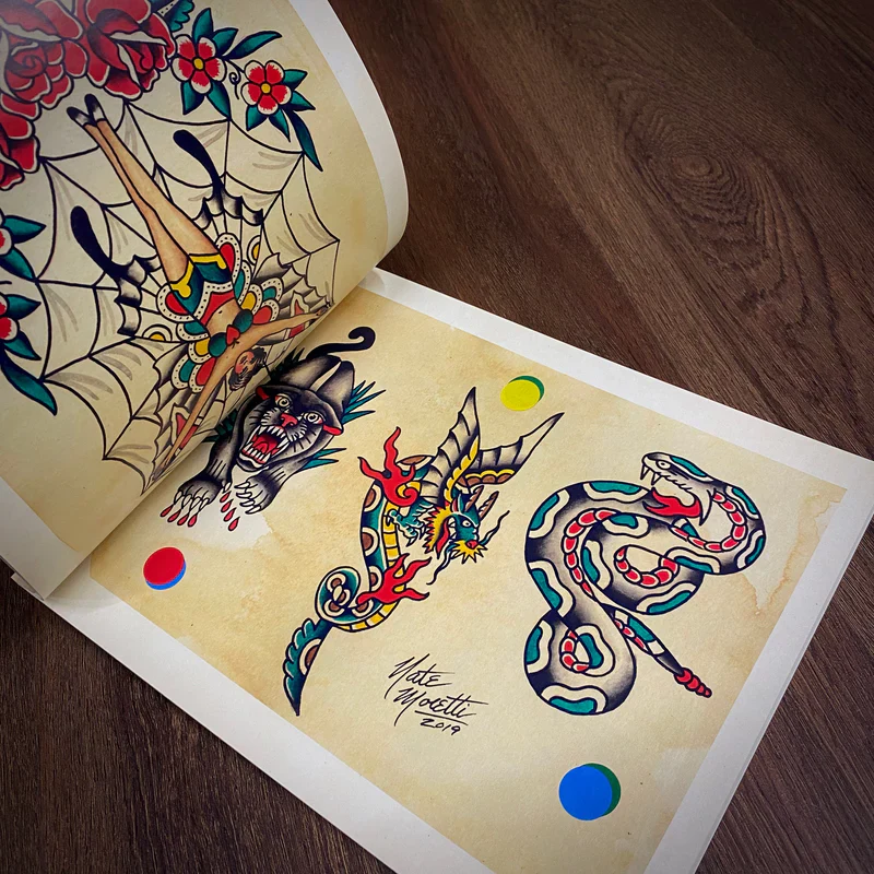 Nate Moretti Traditional Tattoo Book — Softcover Book - Image 10
