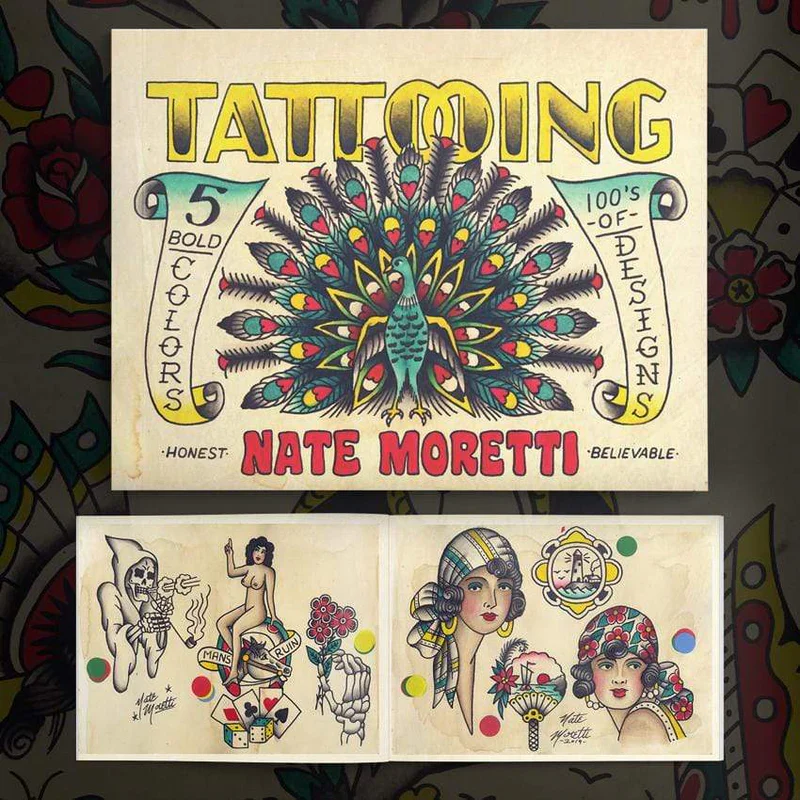 Nate Moretti Traditional Tattoo Book — Softcover Book - Image 2