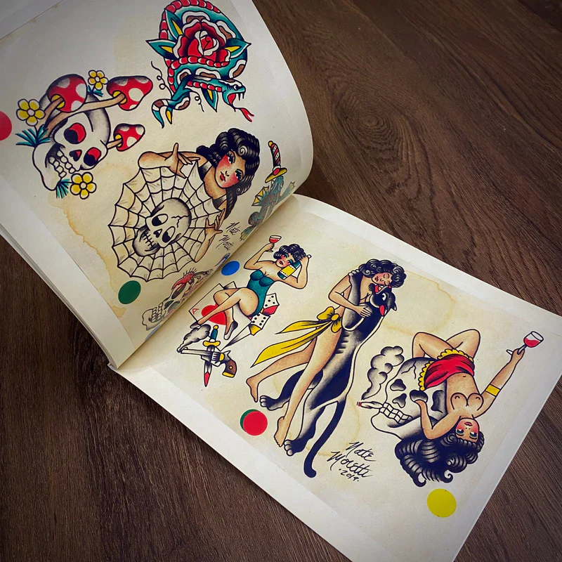 Nate Moretti Traditional Tattoo Book — Softcover Book - Image 4