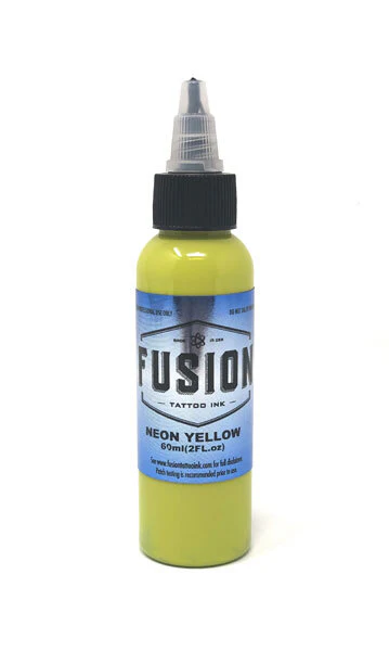 Neon Yellow — Fusion Tattoo Ink — Pick Size - Image 2