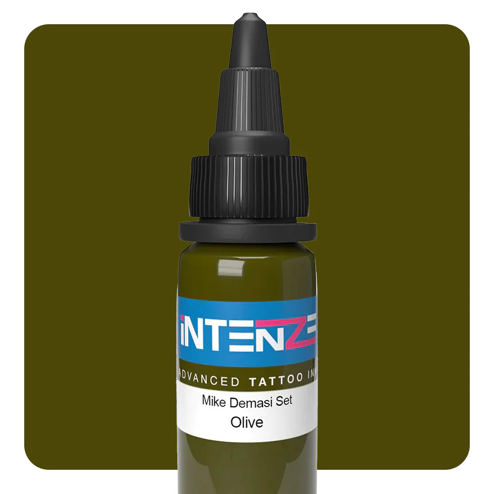 Olive — Mike Demasi Series — Intenze Tattoo Ink — 1oz Bottle
