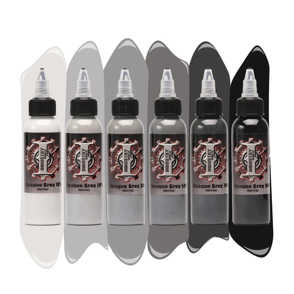Opaque Grey Color Set — Industry Inks — Pick Size