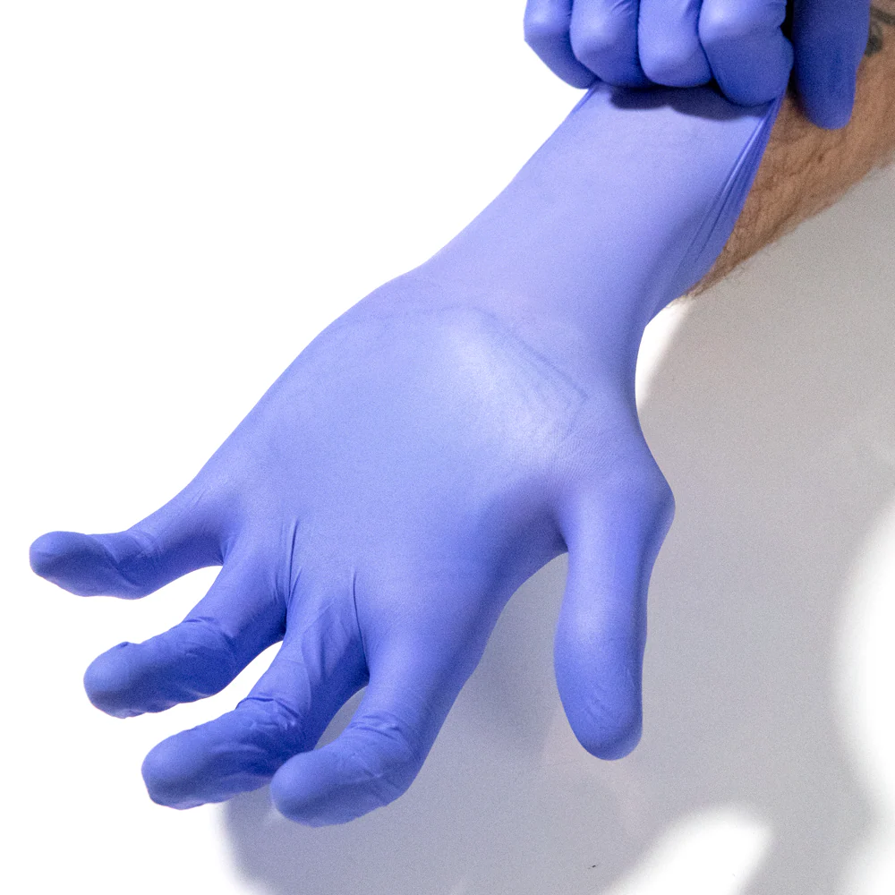 Opus Blue Nitrile Exam Gloves PF - Multi Pack - Image 3