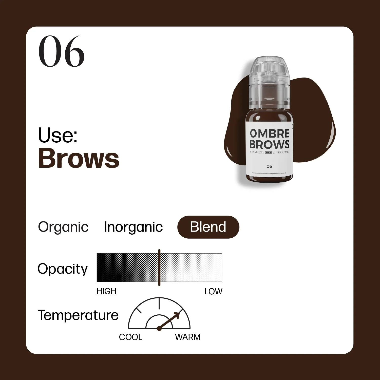 Paulina Osinkowska Ombre Brows 6 Bottle Set — Perma Blend — 1/2oz - Image 14