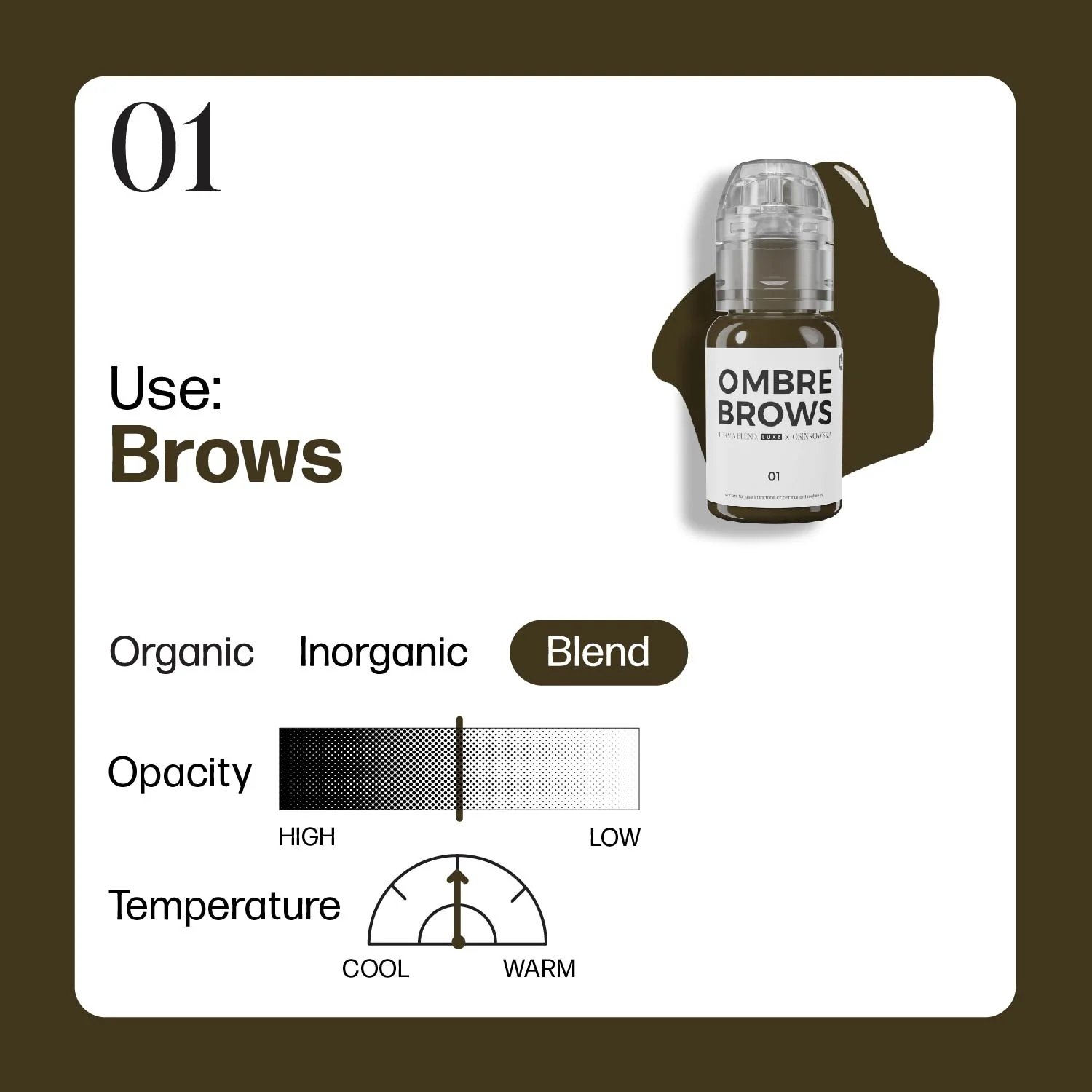 Paulina Osinkowska Ombre Brows 6 Bottle Set — Perma Blend — 1/2oz - Image 4