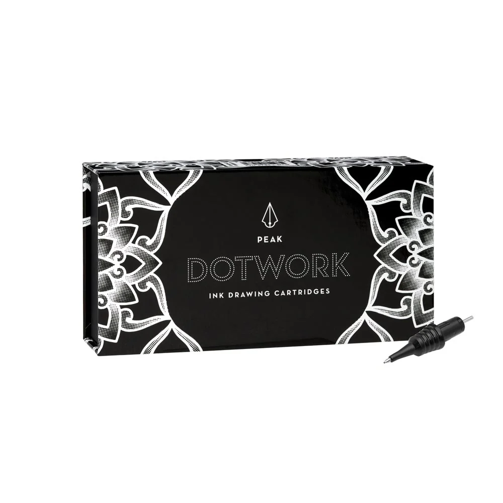 Peak Dotwork Ballpoint Pen Drawing Cartridges — Pick Color — Box of 20