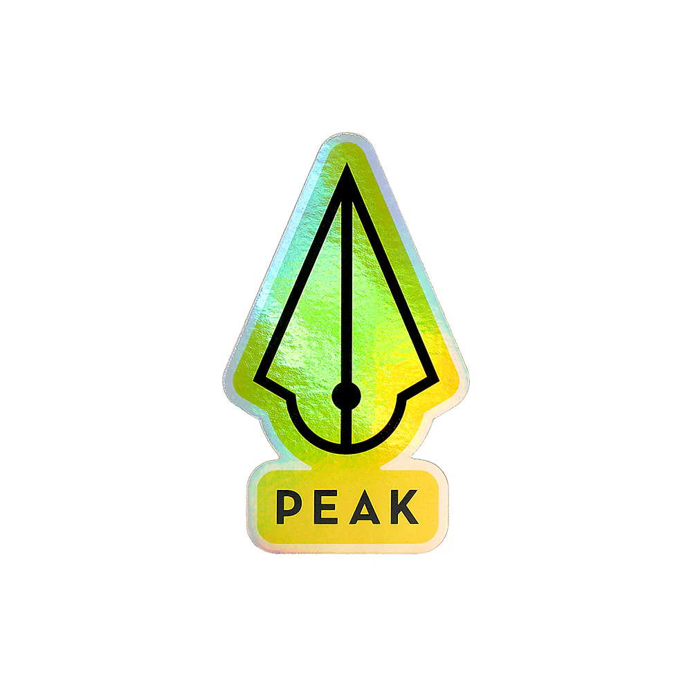 Peak Holographic Die-Cut Sticker — Pick Color — Price Per 1 or Pack of 50 - Image 3