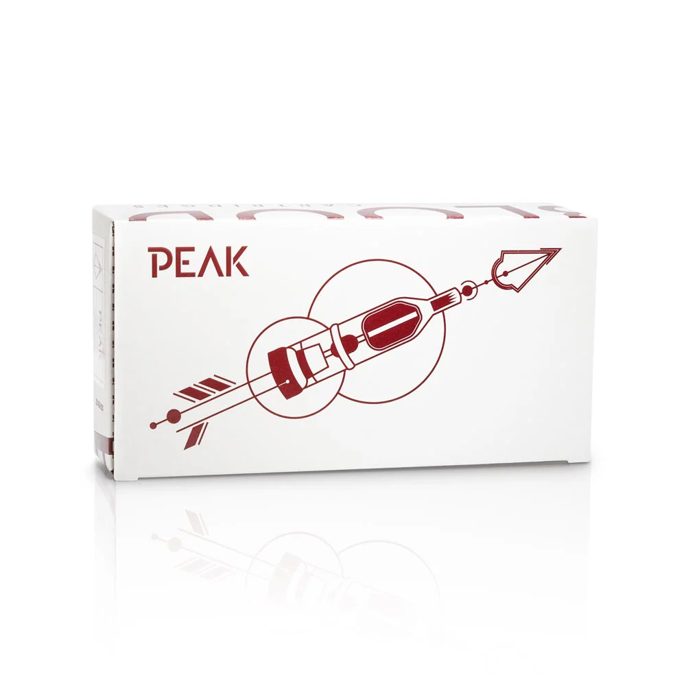 Peak Needles — Blood — Box of 20 Cartridge Tattoo Needles - Image 4