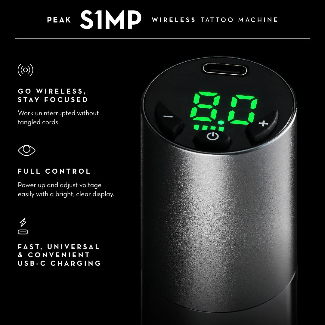 Peak S1-MP Wireless Tattoo Machine - Image 12