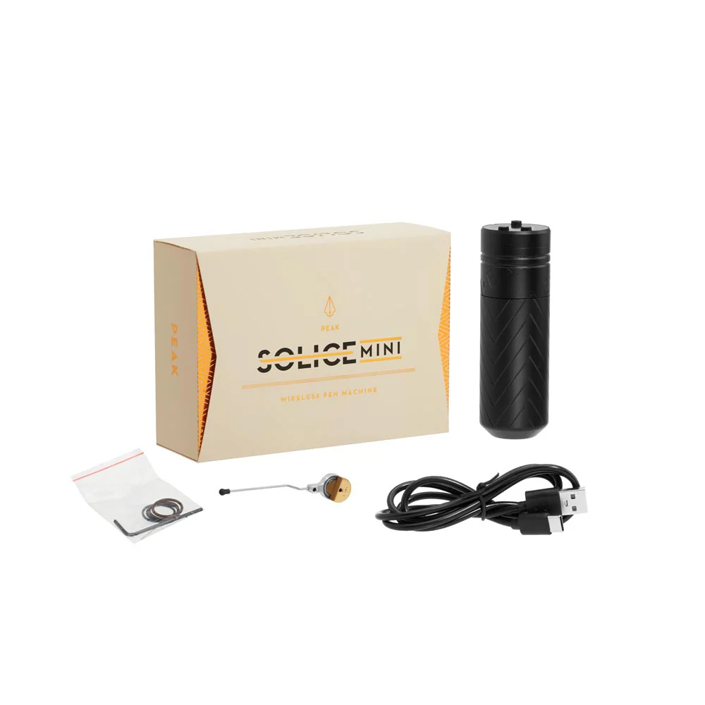 Peak Solice Mini Wireless Pen Tattoo Machine — Black - Image 14