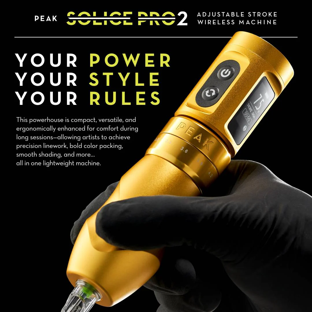 Peak Solice Pro 2 Wireless Tattoo Machine - Image 2