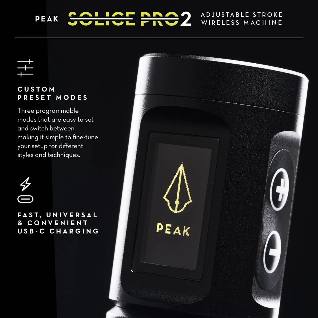 Peak Solice Pro 2 Wireless Tattoo Machine - Image 4