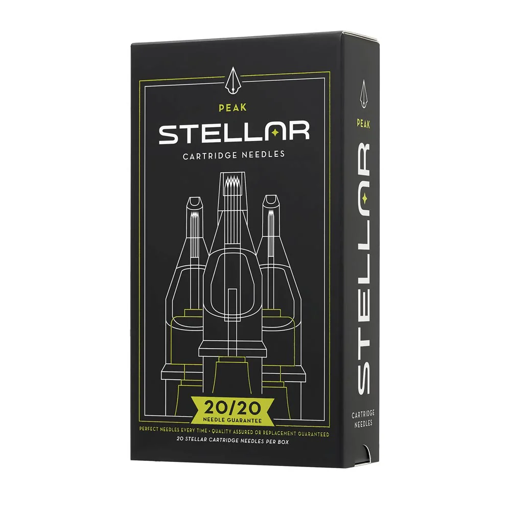 Peak Stellar Needle Cartridges — Curved Magnums (Extra Long Taper) — Box of 20 - Image 8