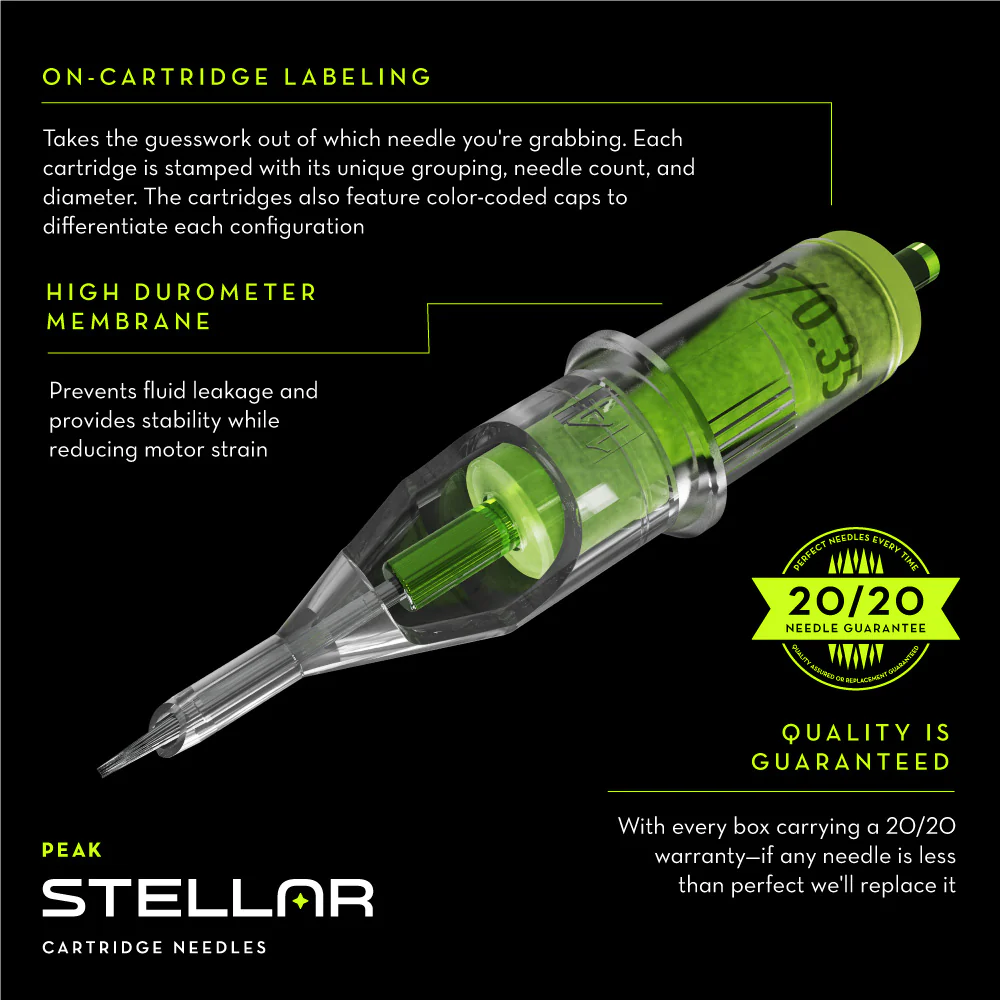 Peak Stellar Needle Cartridges — Sample Pack - Image 2