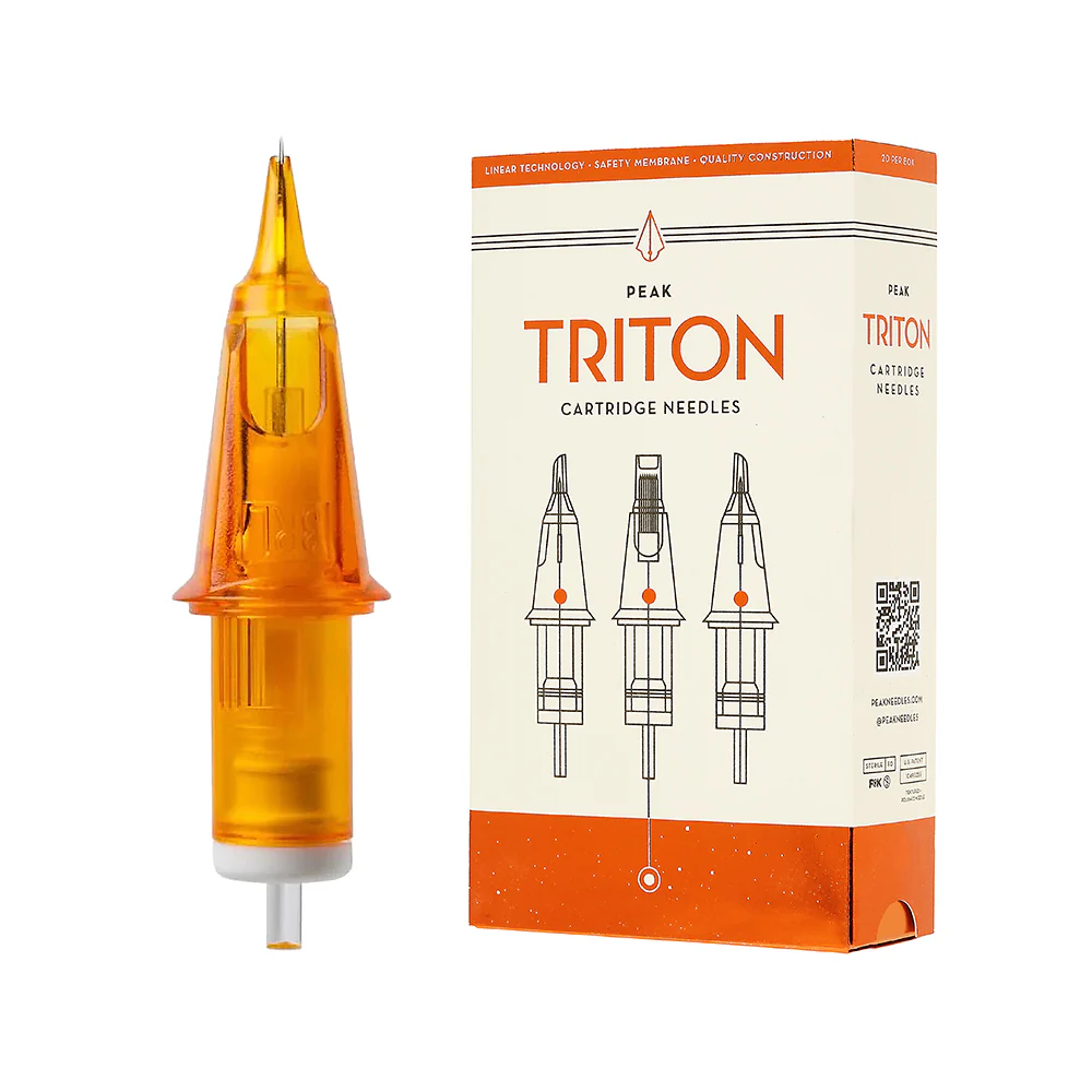 Peak Triton Cartridge - #12 Hollow Liner Medium Taper (3.5mm) - Box of 20
