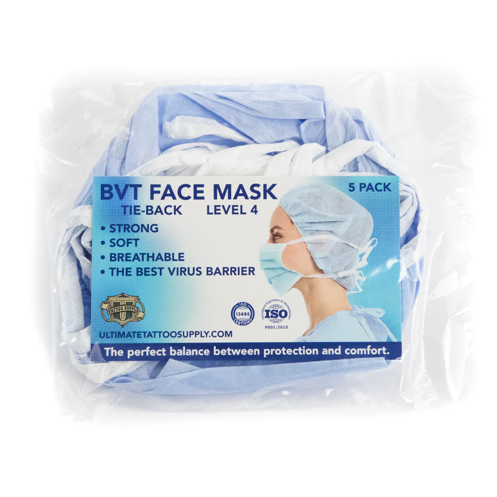 Phoenix Blue Disposable Face Masks - Level 4 - Pack of 100