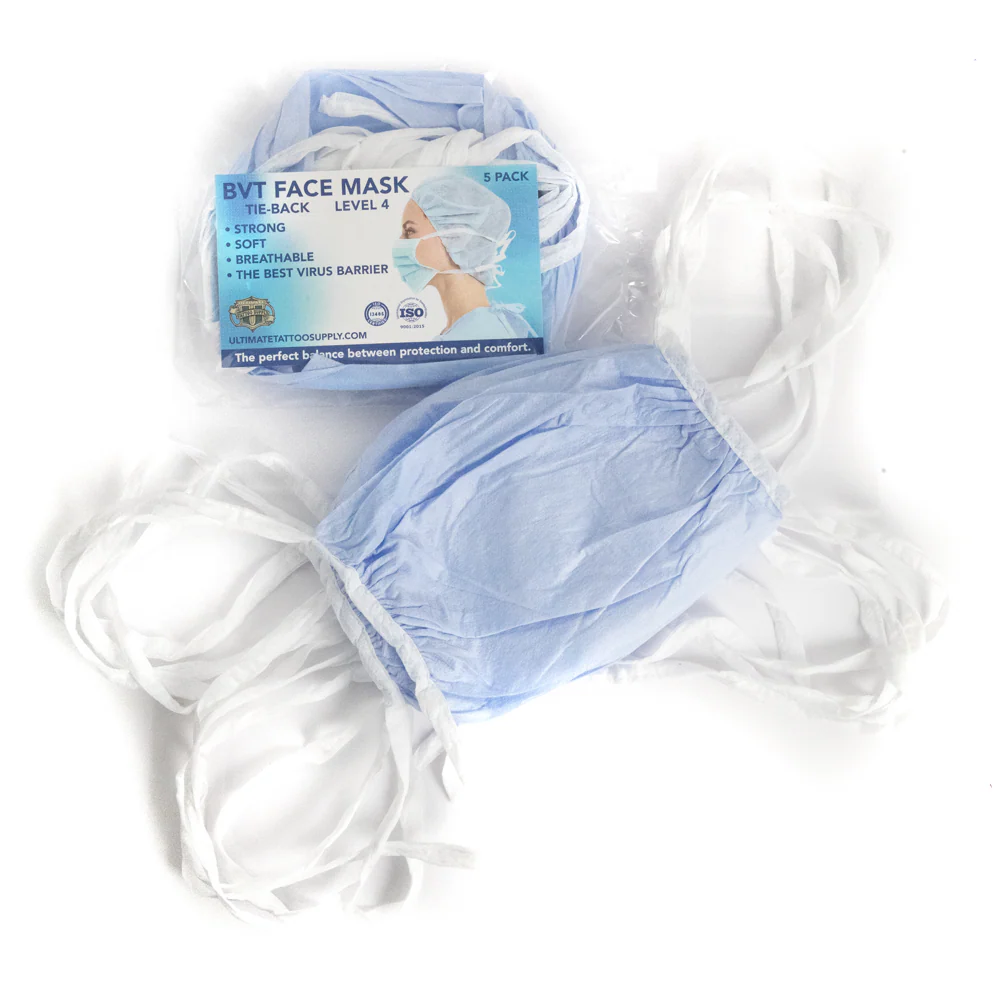 Phoenix Blue Disposable Face Masks - Level 4 - Pack of 5 - Image 5