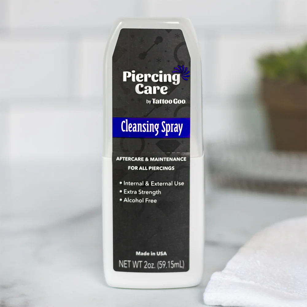 Piercing Care Cleansing Spray by Tattoo Goo — 2oz Bottle — Single or Case of 12 - Image 3