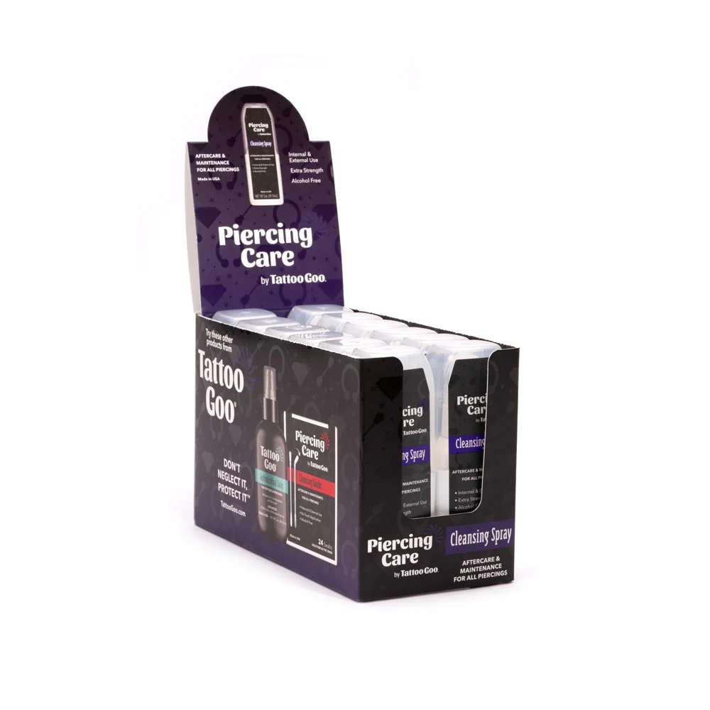 Piercing Care Cleansing Spray by Tattoo Goo — 2oz Bottle — Single or Case of 12 - Image 7