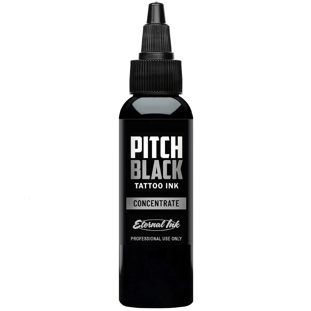 Pitch Black Concentrate — Eternal Tattoo Ink — Pick Size - Image 2