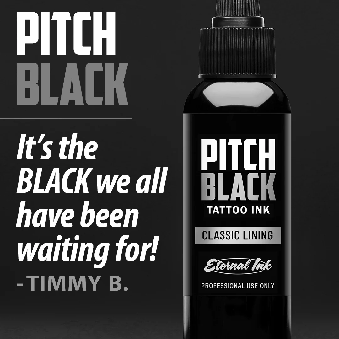 Pitch Black Lining — Eternal Tattoo Ink — Pick Size - Image 4
