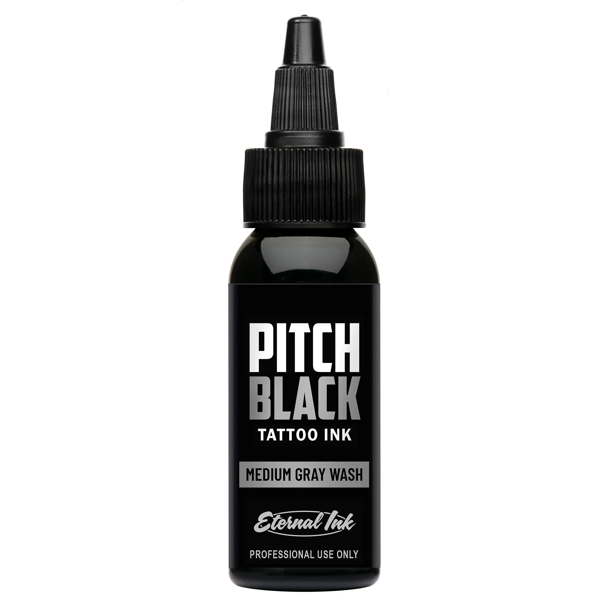 Pitch Black Medium Dark Gray Wash — Eternal Ink — Pick Size - Image 2