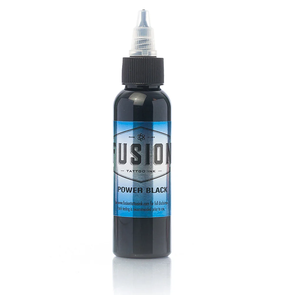 Power Black — Fusion Tattoo Ink — Pick Size - Image 2