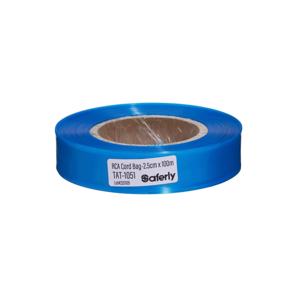 Saferly RCA Cord Covers — Blue — Cut-to-Length Roll - Image 3