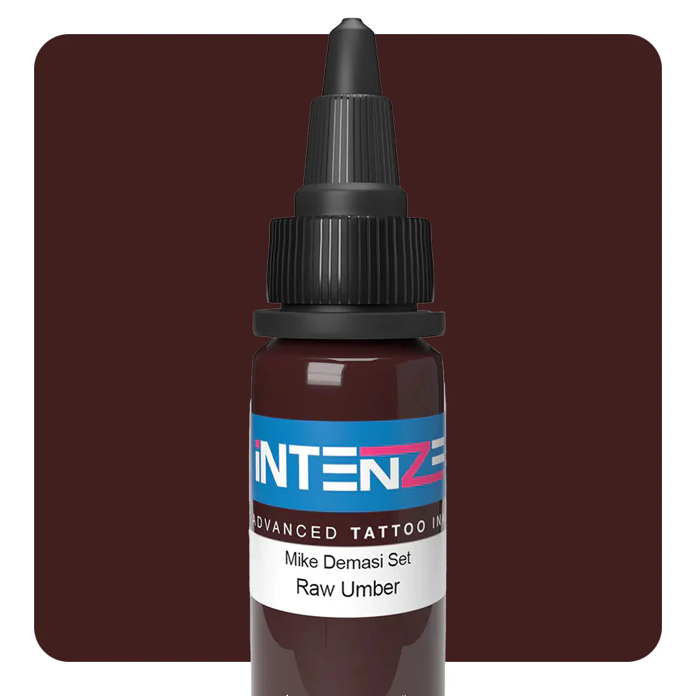 Raw Umber — Mike Demasi Series — Intenze Tattoo Ink — 1oz Bottle