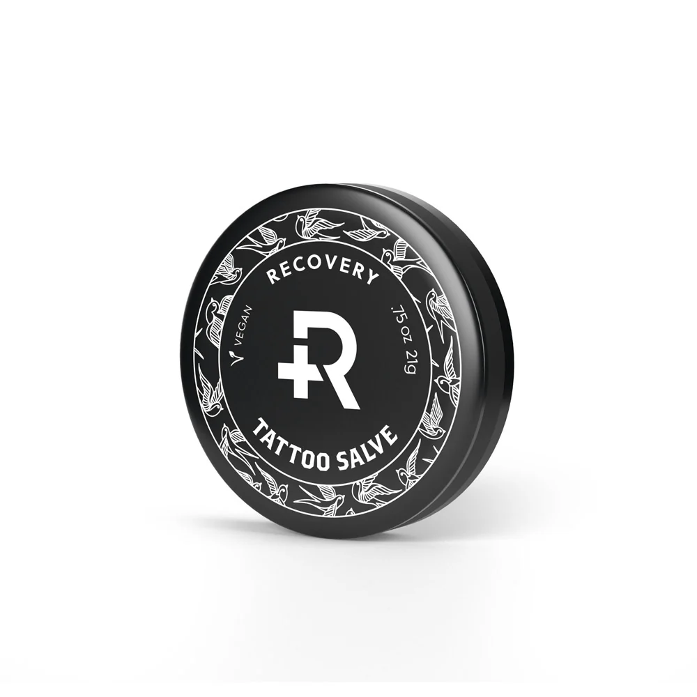 Recovery Aftercare Tattoo Salve Display Case of 24 .75oz Tins — Pick Quantity