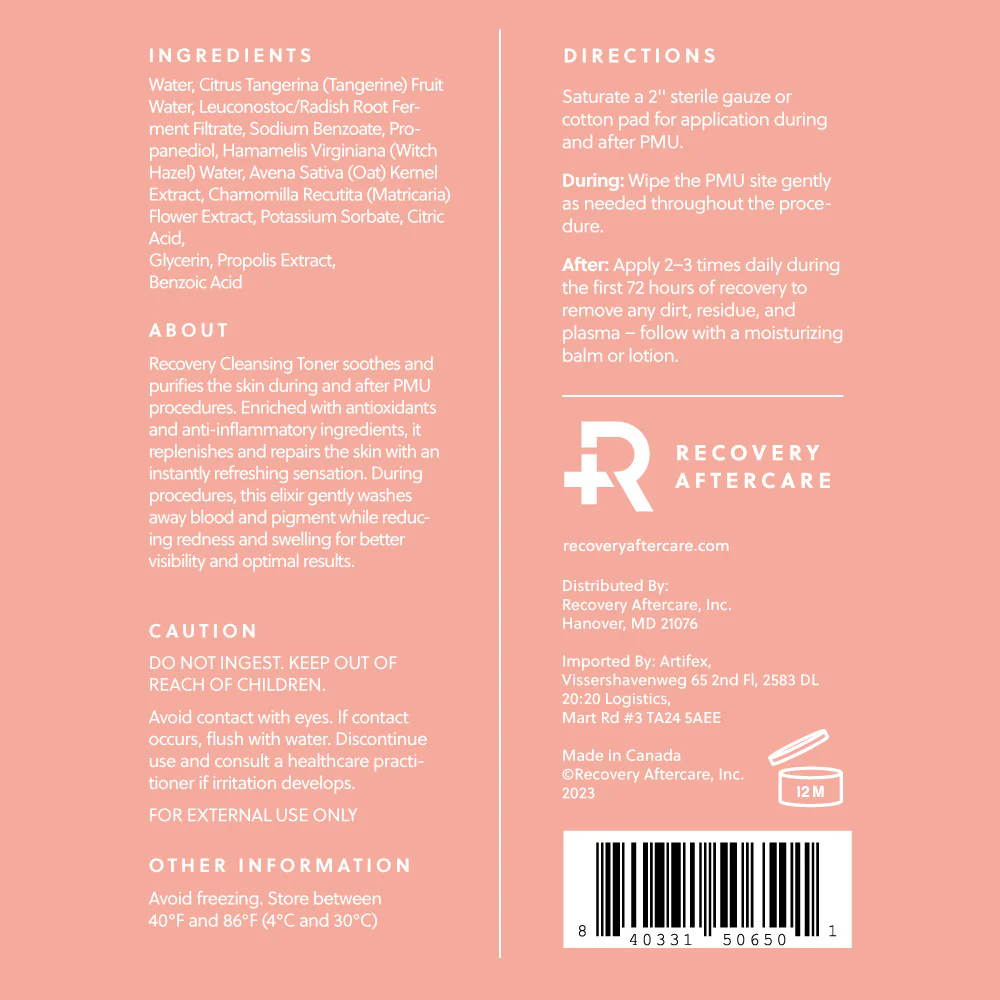 Recovery Cleansing Toner — 4oz - Image 7