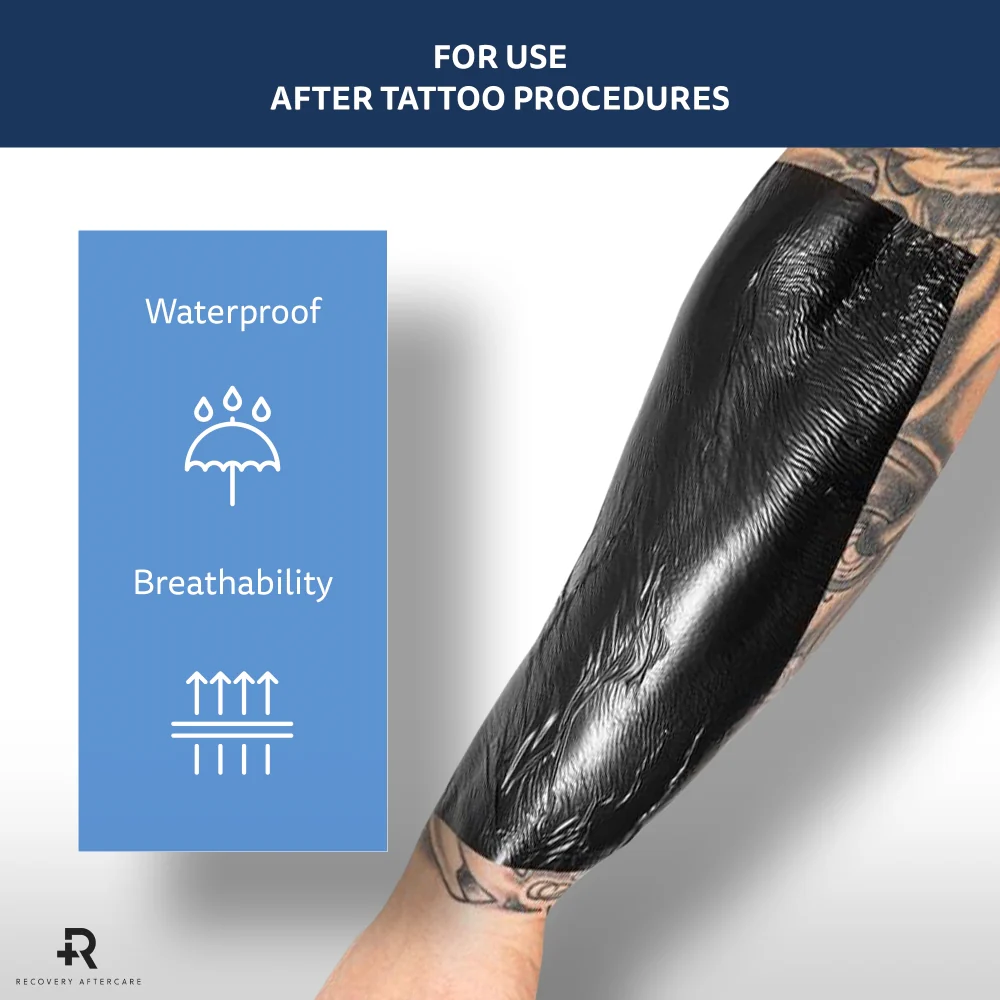 Recovery Derm Shield — 10" x 8 Yard Roll — Black - Image 6
