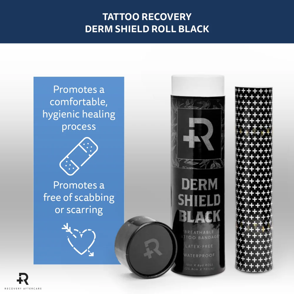 Recovery Derm Shield — 10" x 8 Yard Roll — Black - Image 8