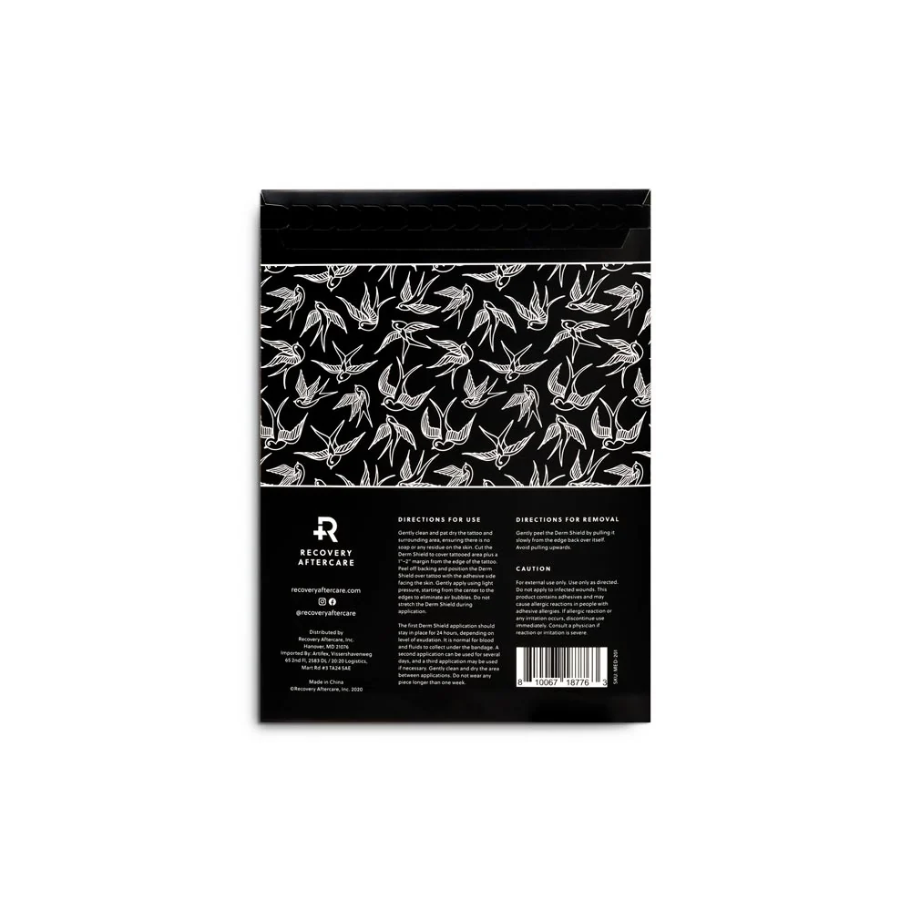 Recovery Derm Shield – Tattoo Adhesive Film – 5.9" x 7.9" Sheet Pack - Image 4