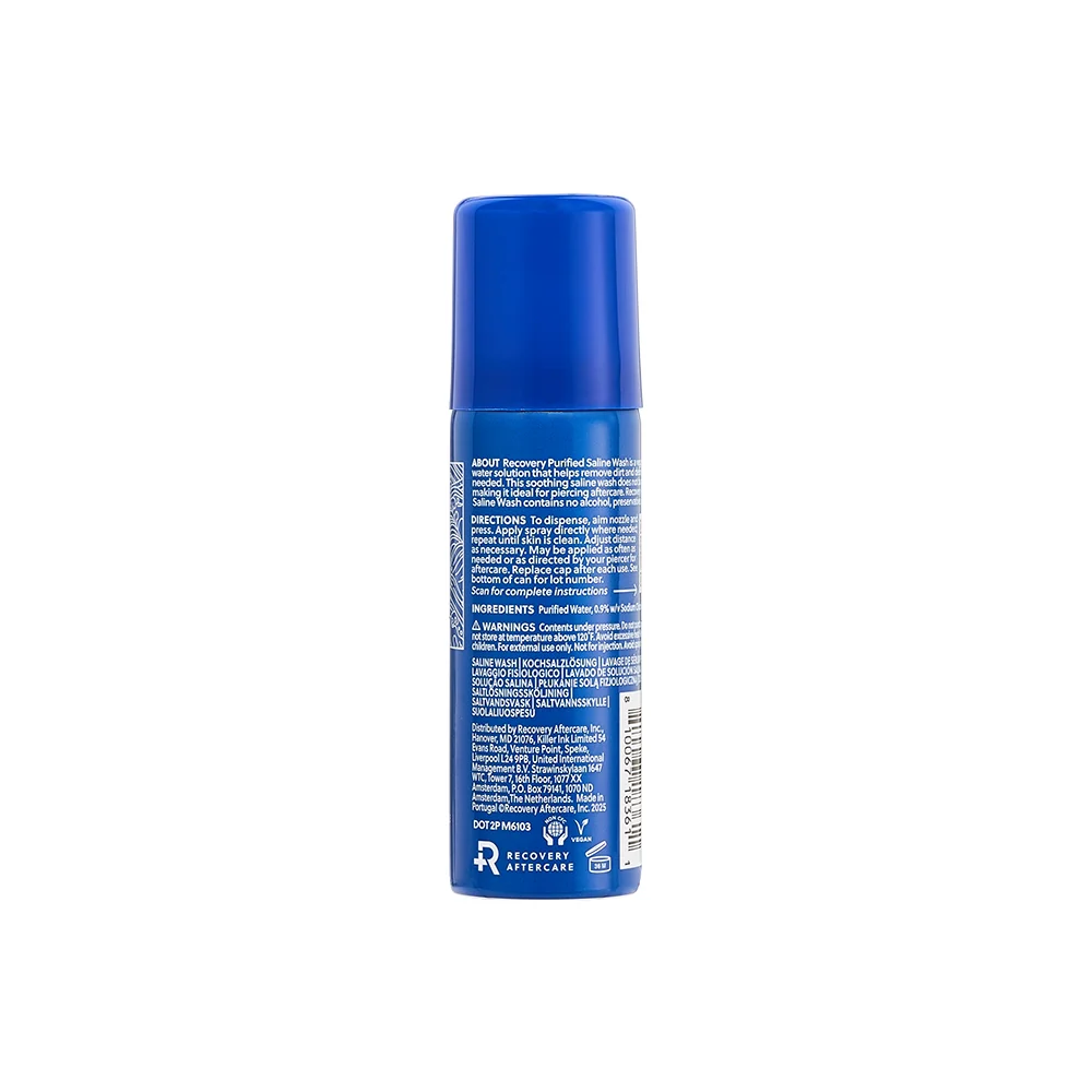 Recovery Purified Saline Wash Solution — Single or Case of 24 - Image 3