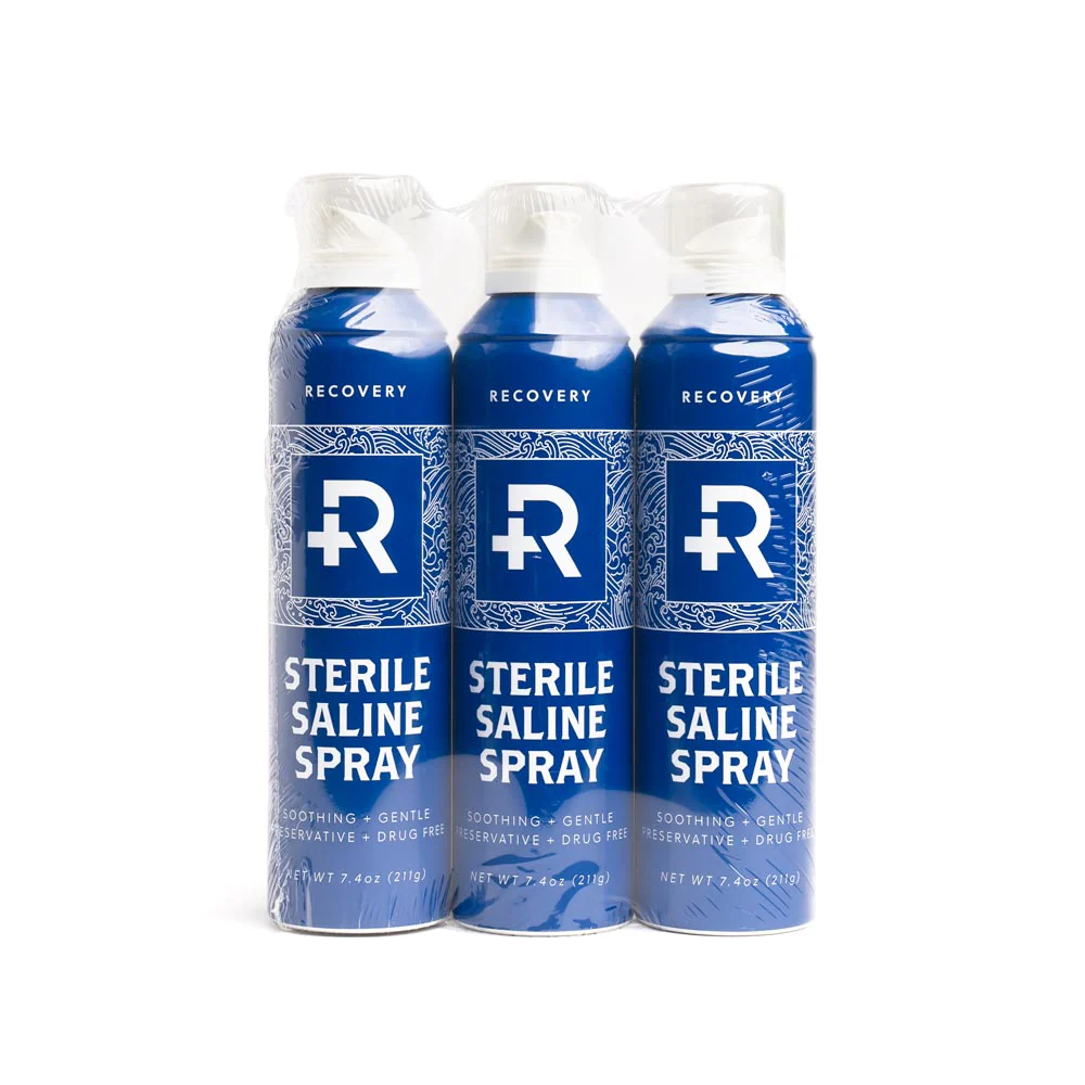 Recovery Sterilized Saline Wash Spray — 7.4oz — Single or Case of 36 - Image 4